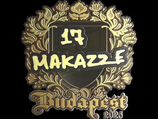 Sticker | makazze (Gold) | Budapest 2025
