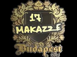 Sticker | makazze (Gold) | Budapest 2025