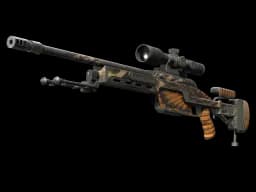 StatTrak™ SSG 08 | Death's Head (Field-Tested)