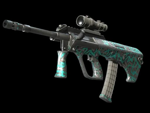 StatTrak™ AUG | Ricochet (Well-Worn)