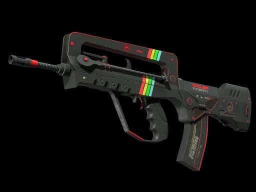 StatTrak™ FAMAS | ZX Spectron (Battle-Scarred)