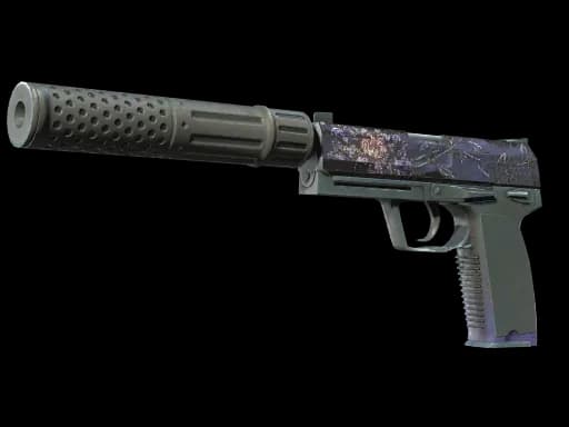 StatTrak™ USP-S | Black Lotus (Battle-Scarred)
