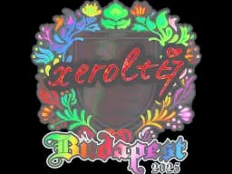 Sticker | xerolte (Holo) | Budapest 2025