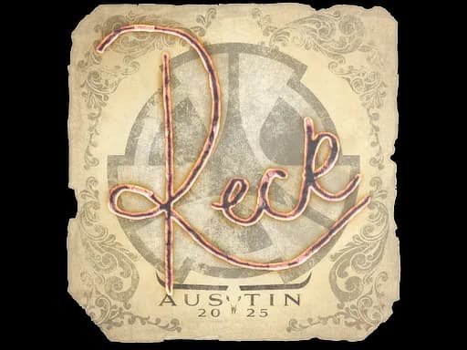 Sticker | reck | Austin 2025