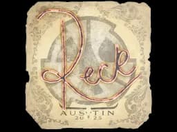 Sticker | reck | Austin 2025
