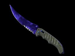 ★ StatTrak™ Flip Knife | Doppler (Factory New) Sapphire