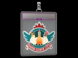 Sticker Slab | Hard Cluck Life (Foil)