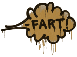 Sealed Graffiti | Fart (Desert Amber)