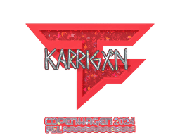 Sticker | karrigan (Glitter) | Copenhagen 2024