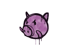 Sealed Graffiti | Piggles (Bazooka Pink)