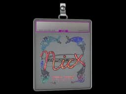 Sticker Slab | nicx (Holo) | Austin 2025