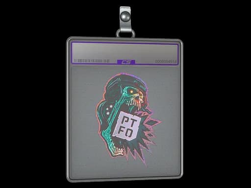 Sticker Slab | PTFO (Holo)