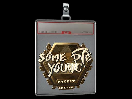 Sticker Slab | sdy (Gold) | London 2018