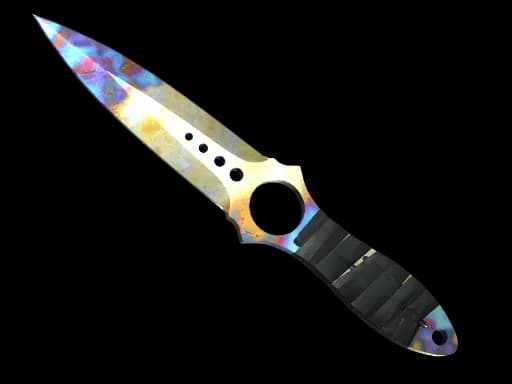 ★ StatTrak™ Skeleton Knife | Case Hardened (Well-Worn)