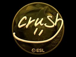Sticker | crush (Gold) | Katowice 2019