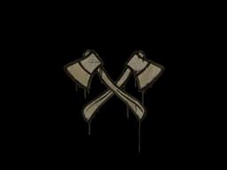 Sealed Graffiti | X-Axes (Dust Brown)