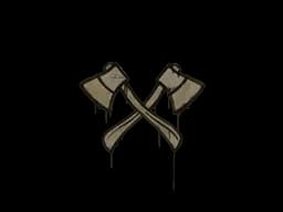 Sealed Graffiti | X-Axes (Dust Brown)
