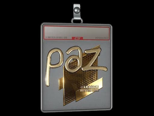 Sticker Slab | paz (Gold) | Boston 2018
