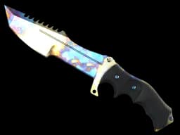 ★ Huntsman Knife | Case Hardened CS2 skin