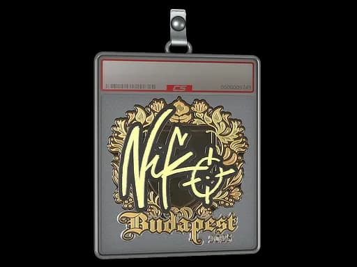 Sticker Slab | NiKo (Gold) | Budapest 2025