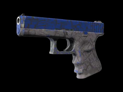 StatTrak™ Glock-18 | Blue Fissure (Field-Tested)