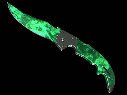 ★ StatTrak™ Falchion Knife | Gamma Doppler (Minimal Wear) Emerald
