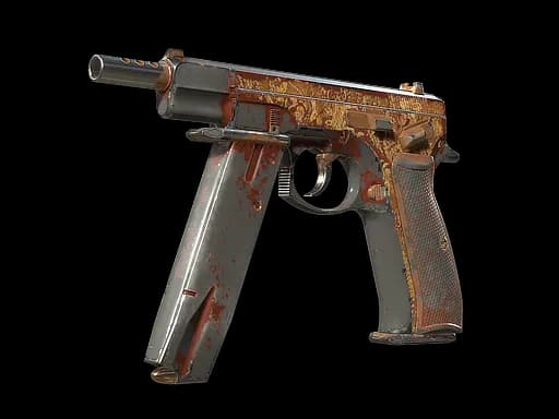 CZ75-Auto | Honey Paisley (Battle-Scarred)