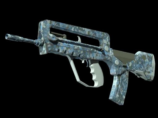 Souvenir FAMAS | Cyanospatter (Minimal Wear)