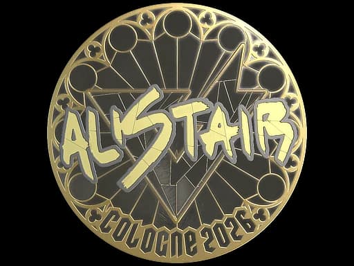 Sticker | aliStair (Gold) | Cologne 2026