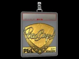 Sticker Slab | pashaBiceps (Gold) | Krakow 2017