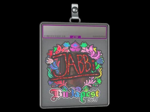 Sticker Slab | jabbi (Holo) | Budapest 2025