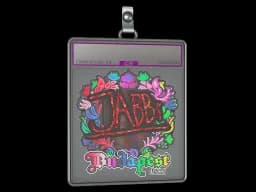 Sticker Slab | jabbi (Holo) | Budapest 2025