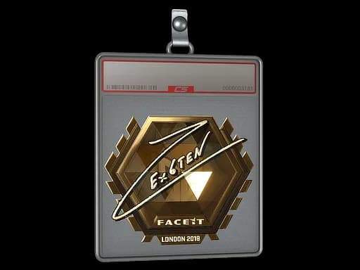 Sticker Slab | Ex6TenZ (Gold) | London 2018