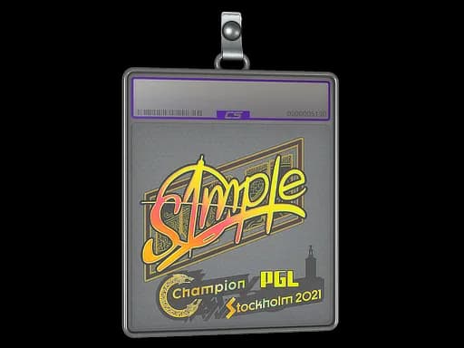 Sticker Slab | s1mple (Holo) | Stockholm 2021