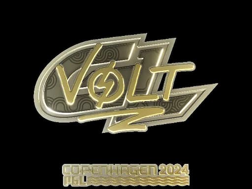 Sticker | volt (Gold) | Copenhagen 2024