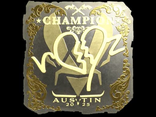 Sticker | ropz (Gold, Champion) | Austin 2025