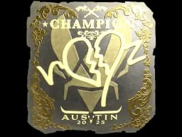 Sticker | ropz (Gold, Champion) | Austin 2025
