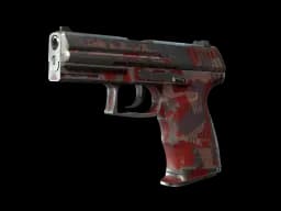 StatTrak™ P2000 | Red FragCam (Battle-Scarred)