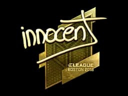 Sticker | innocent (Gold) | Boston 2018