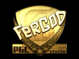 Sticker | fer (Gold) | Krakow 2017