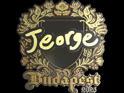 Sticker | jeorge (Gold) | Budapest 2025