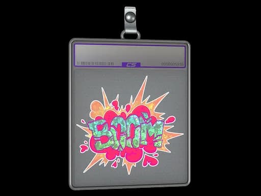 Sticker Slab | Go Boom (Glitter)