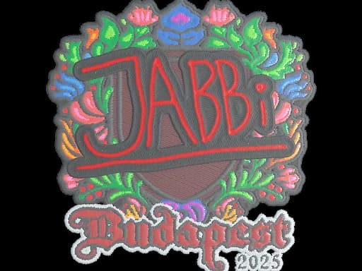 Sticker | jabbi (Embroidered) | Budapest 2025