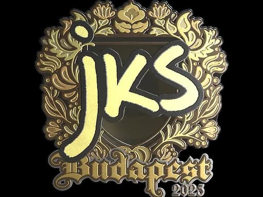 Sticker | jks (Gold) | Budapest 2025