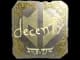 Sticker | decenty (Gold) | Austin 2025 CS2 skin