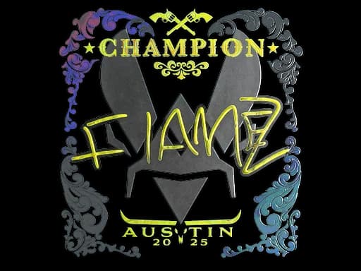 Sticker | FlameZ (Holo, Champion) | Austin 2025