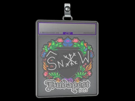 Sticker Slab | snow (Embroidered) | Budapest 2025