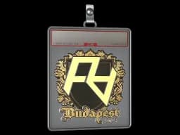 Sticker Slab | Rare Atom (Gold) | Budapest 2025