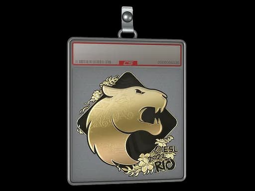 Sticker Slab | FURIA (Gold) | Rio 2022