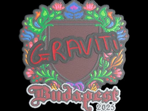Sticker | Graviti (Embroidered) | Budapest 2025